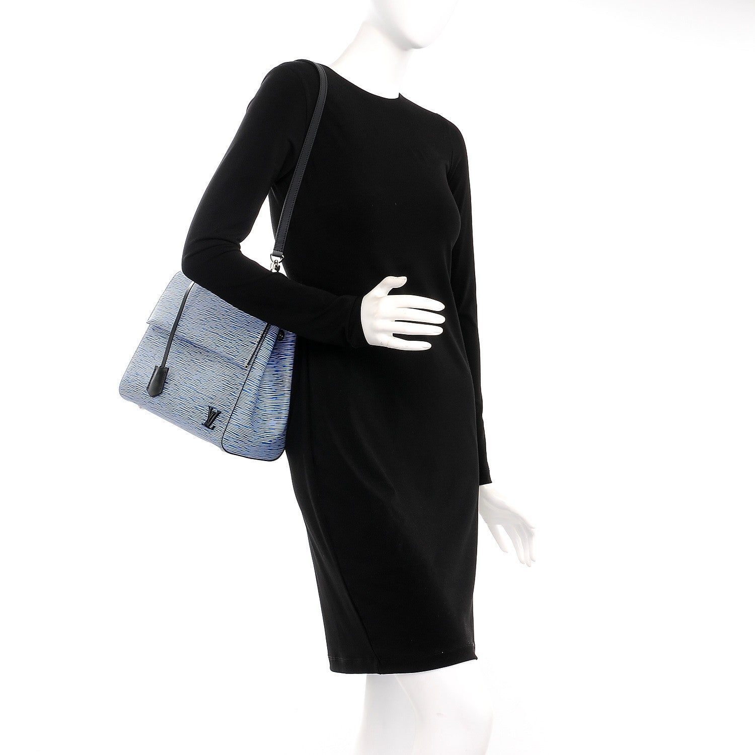 Louis Vuitton Epi Cluny MM Denim Light 2 of 8