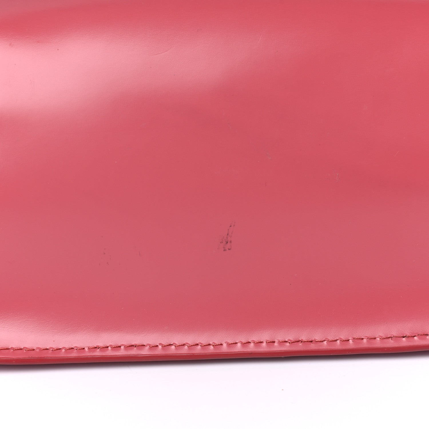 Marc Jacobs Shiny Calfskin Uptown Shoulder Bag Santa Fe Red 8 of 11