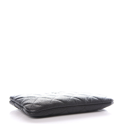 Chanel Caviar Quilted Small Cosmetic Case Black 3 of 9