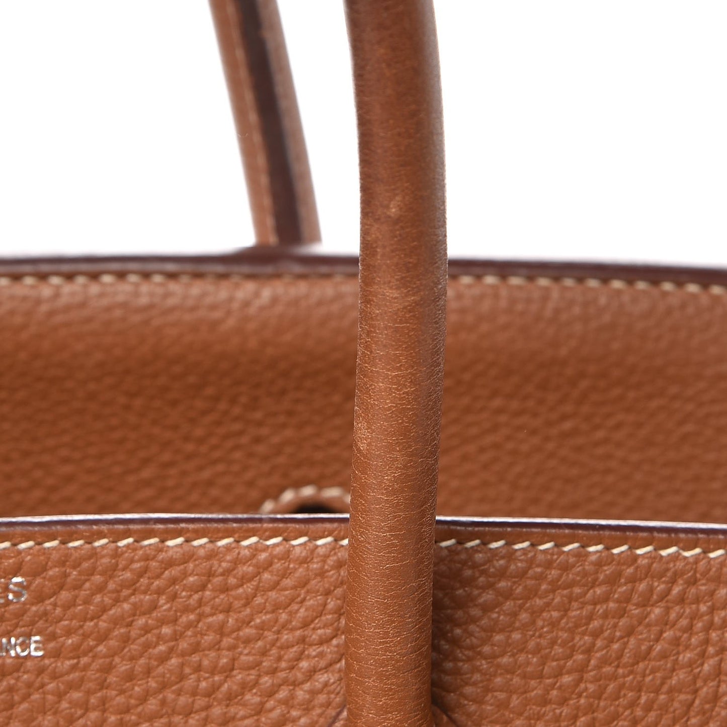 Taurillon Clemence Birkin 35 Gold