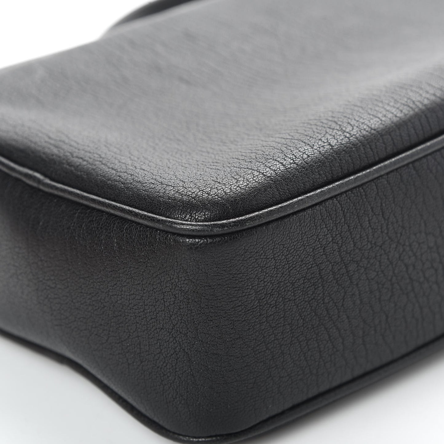 Lambskin Monogram Small Lou Camera Bag Black