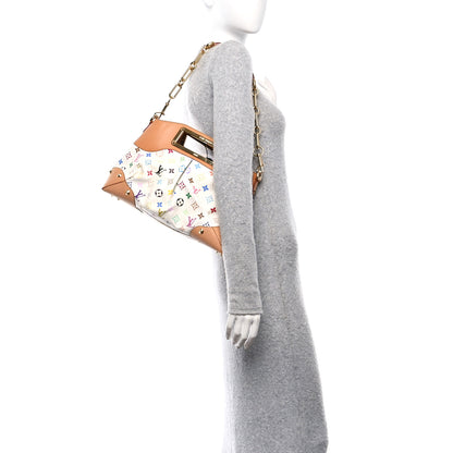 Louis Vuitton Monogram Multicolor Judy MM White 2 of 9