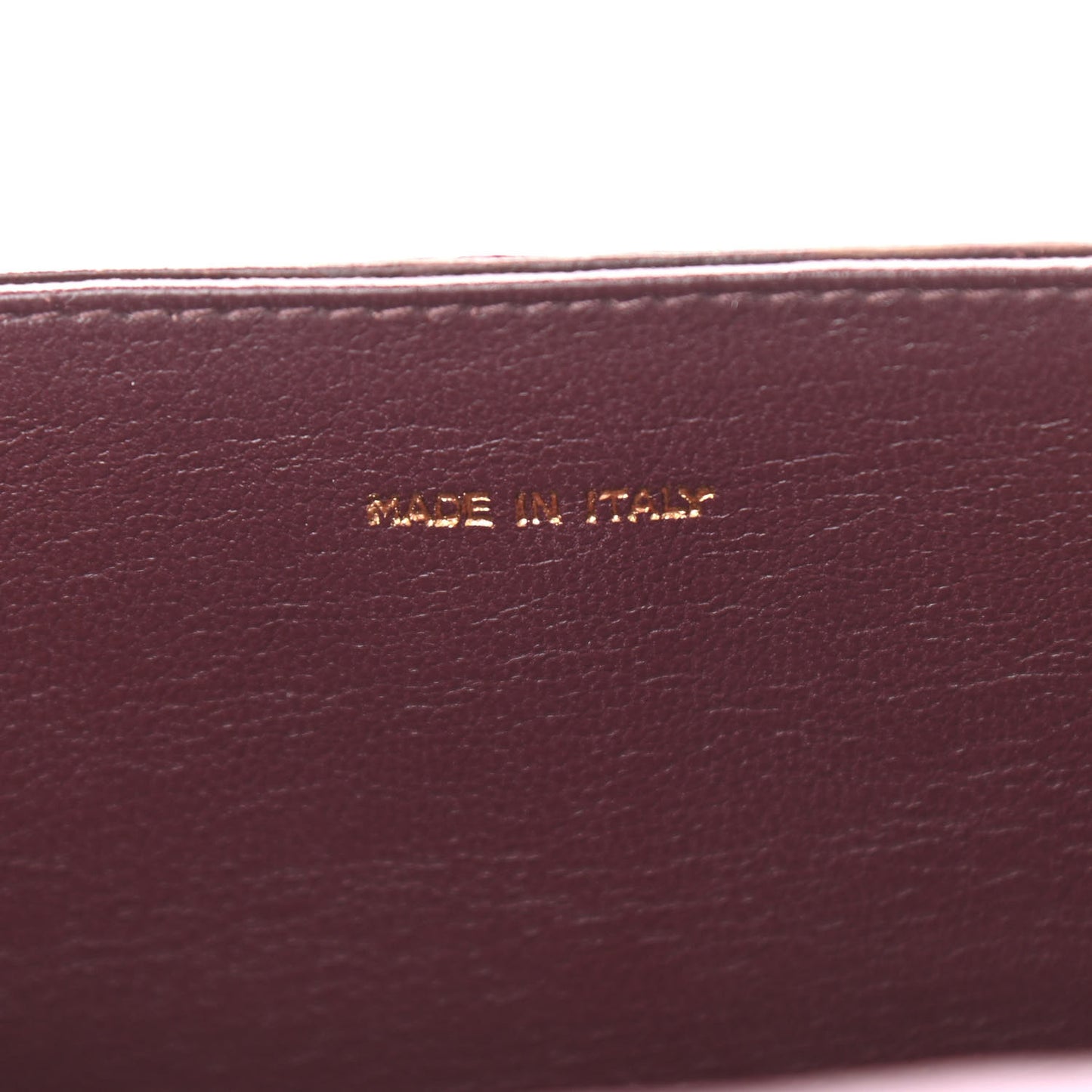 Alligator Envelope Flap Burgundy