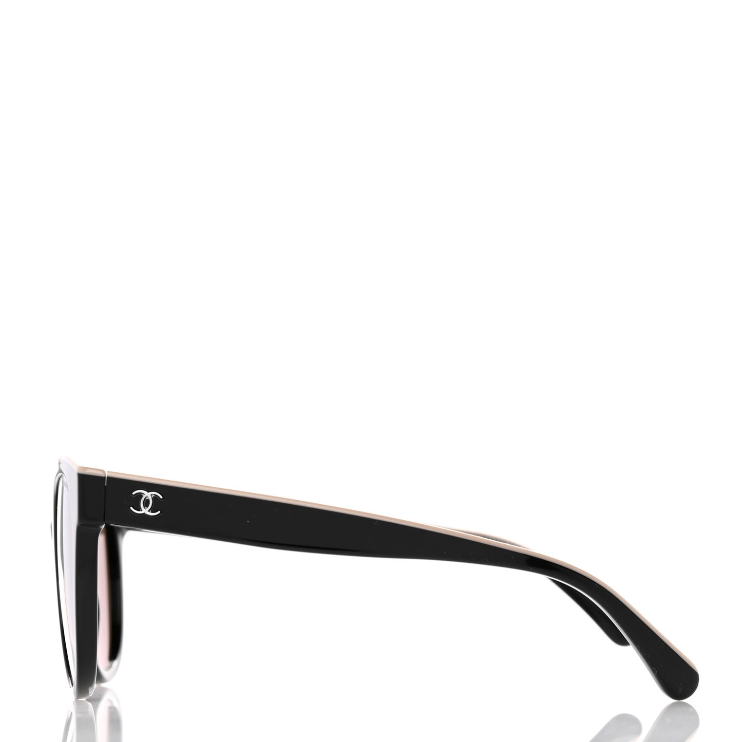 Acetate CC Butterfly Sunglasses 5414 Black Beige