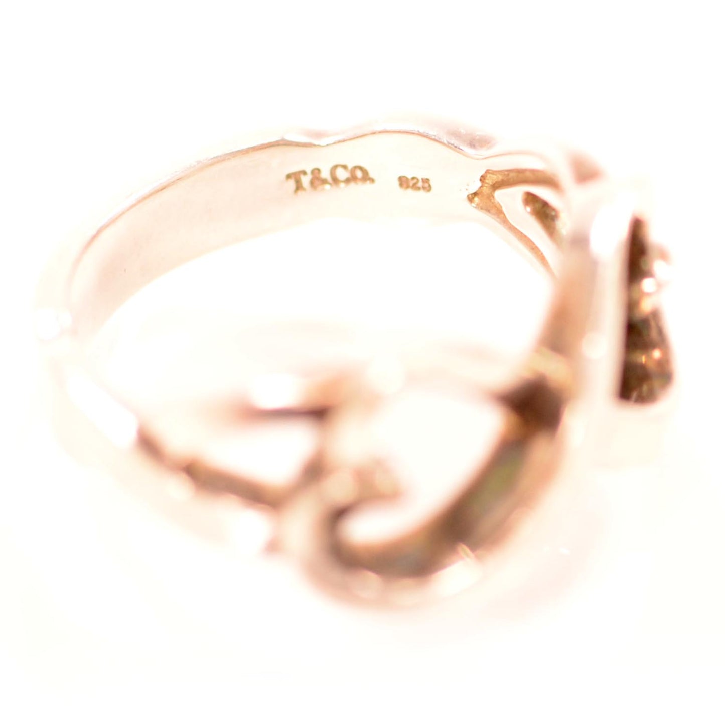 Sterling Silver Paloma Picasso Double Loving Heart Ring 8.5