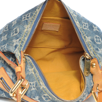 Louis Vuitton Monogram Denim Baggy PM Blue 6 of 8