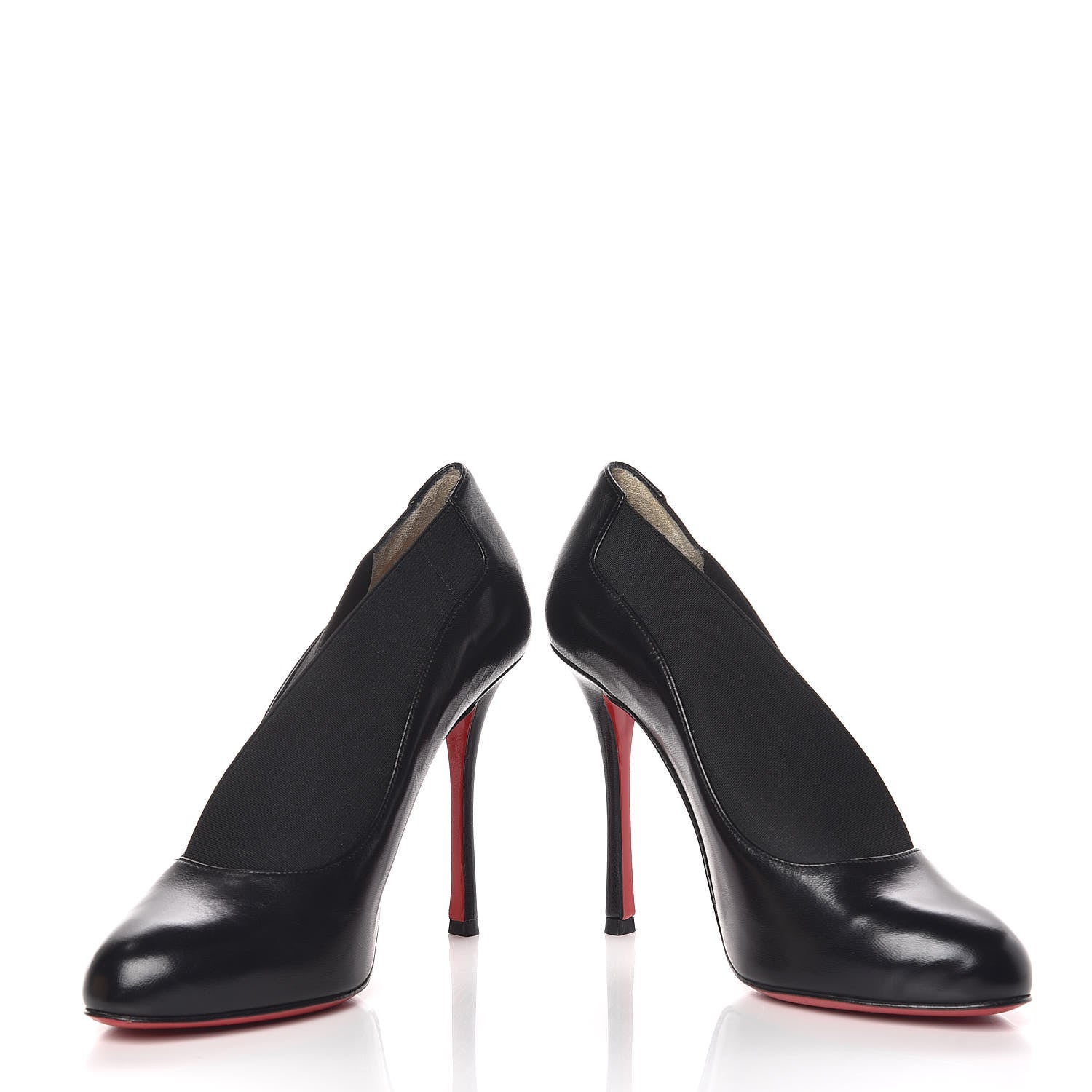 Christian Louboutin Shiny Nappa Toot Couverte 100 Pumps 36 Black 5 of 13