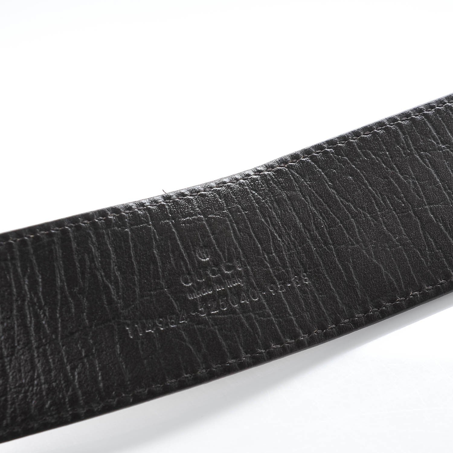 Gucci GG Plus Monogram Interlocking G Belt 95 38 Dark Brown 5 of 7