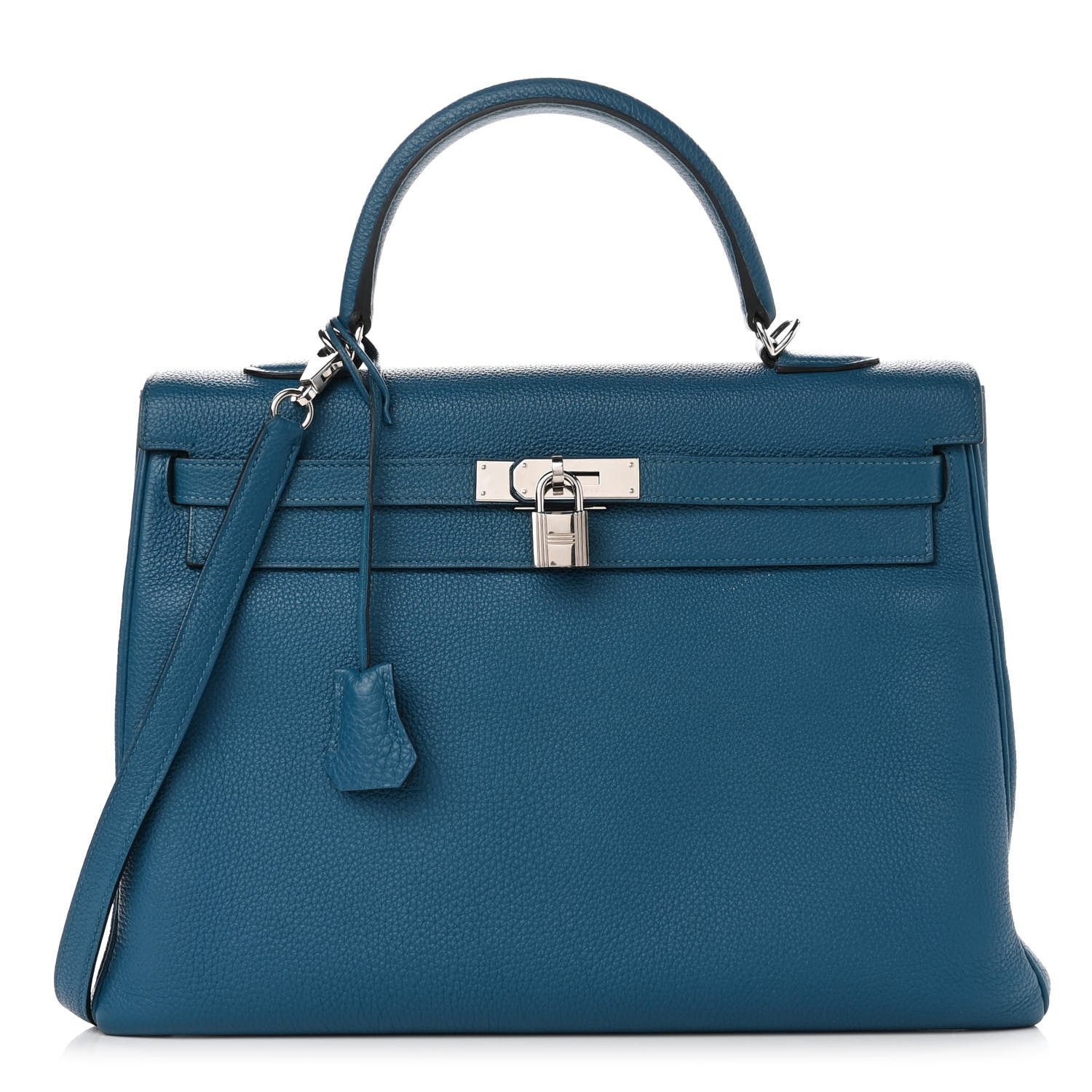 Hermes Togo Kelly Retourne 35 Bleu de Galice 1 of 12