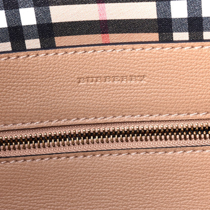 Burberry Calfskin Embossed Crest Large Tote Light Camel 6 of 8