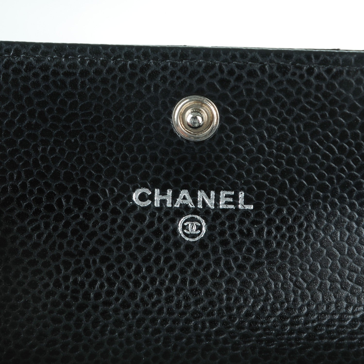 Chanel Caviar Quilted Flap Card Holder Black 6 of 8