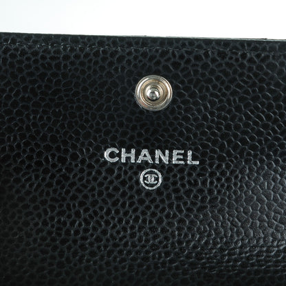 Chanel Caviar Quilted Flap Card Holder Black 6 of 8