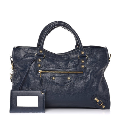 Balenciaga Agneau Giant 12 Gold Hardware City Bleu Obscur 1 of 11