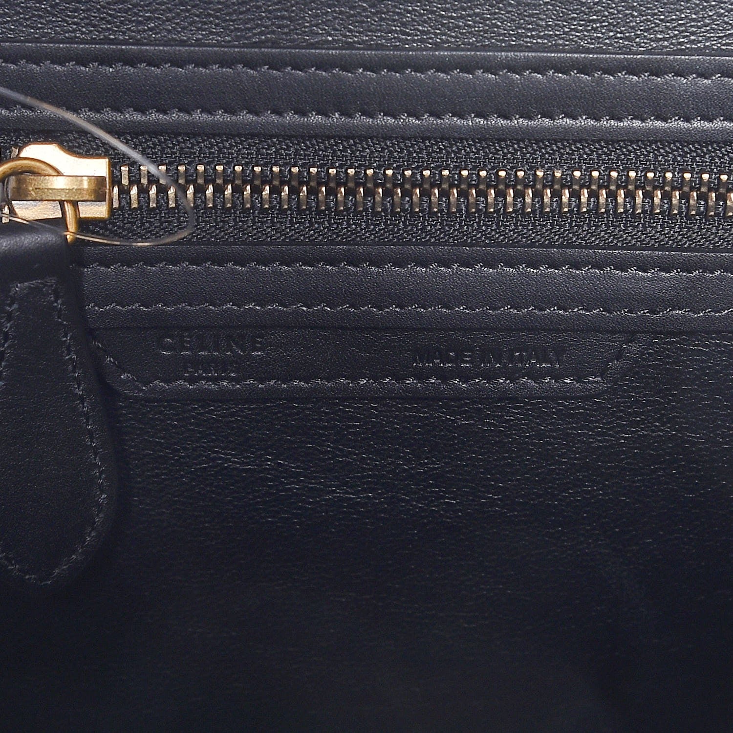 Celine Smooth Calfskin Micro Luggage Black 6 of 7