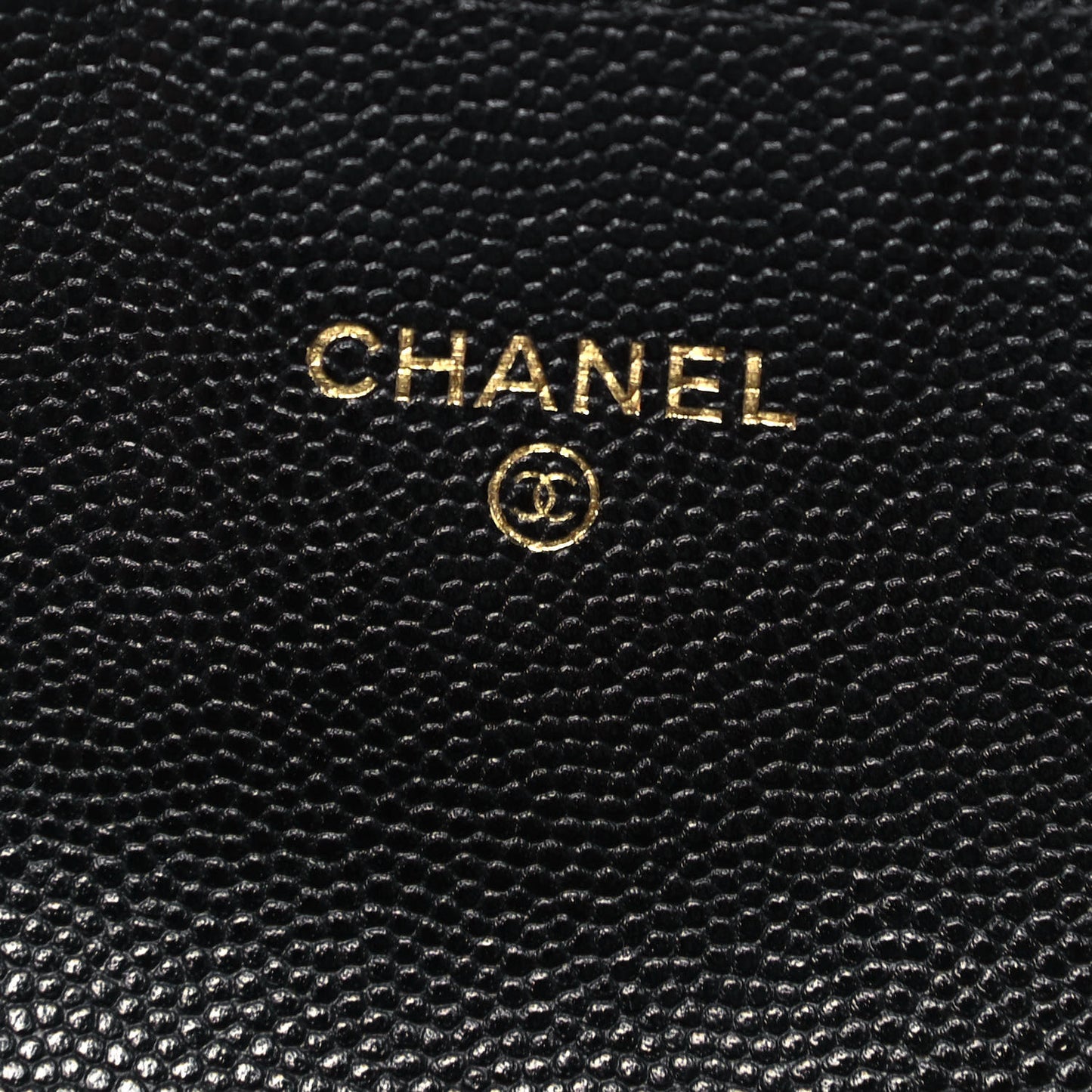 Caviar Quilted Medium Gusset Flap Wallet Black