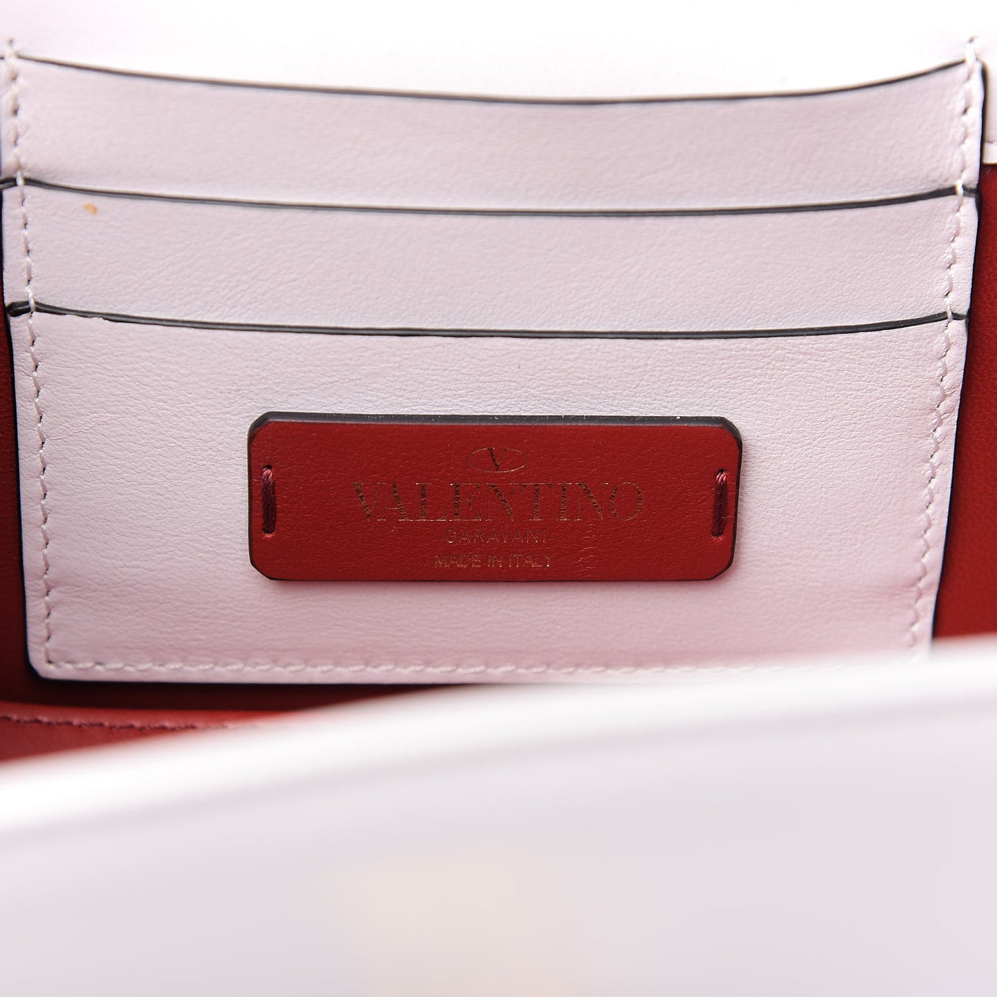 Calfskin VLTN Small Shoulder Bag White