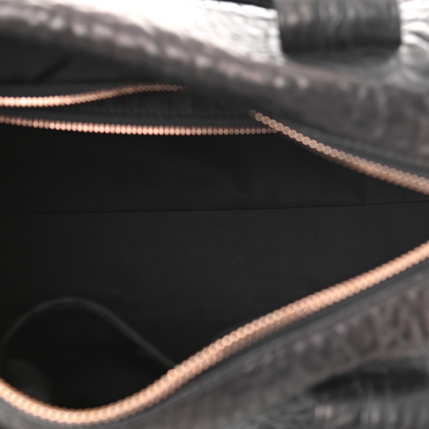 Alexander Wang Pebbled Lambskin Rocco Black Rose Gold Hardware 4 of 11