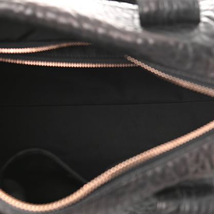 Alexander Wang Pebbled Lambskin Rocco Black Rose Gold Hardware 4 of 11