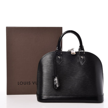 Louis Vuitton Epi Alma PM Black 10 of 10