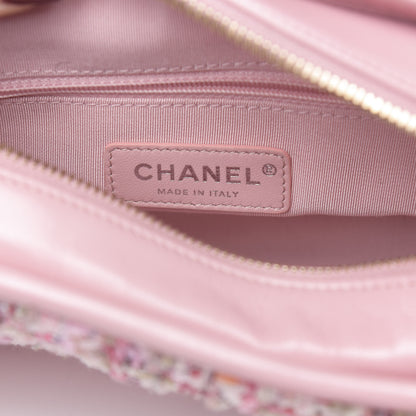 Chanel Tweed Calfskin Small Gabrielle Hobo Light Pink 6 of 10