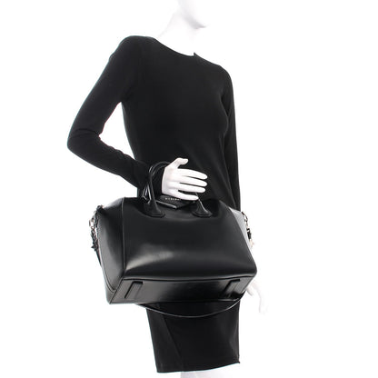Givenchy Shiny Lord Calfskin Medium Antigona Black 3 of 10