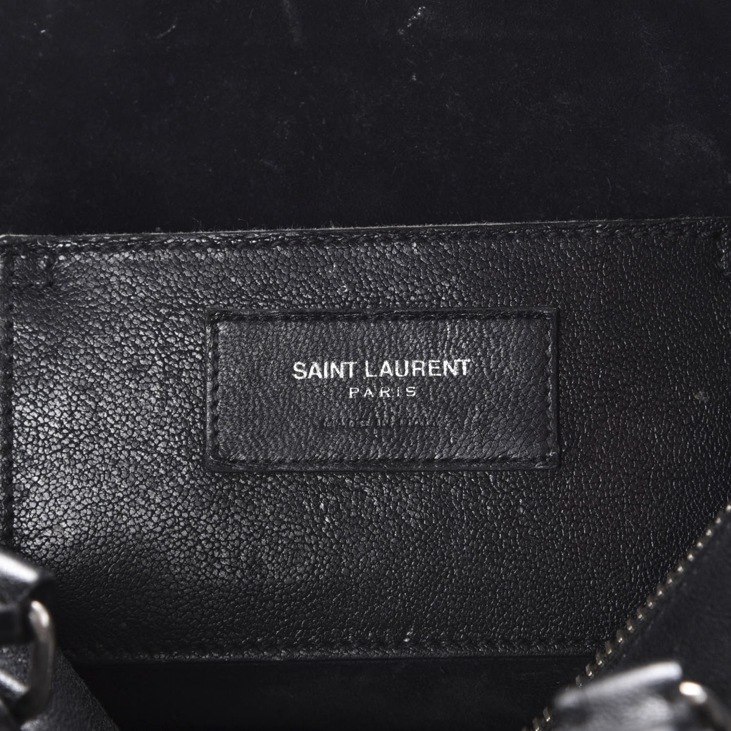 Saint Laurent Calfskin Studded Classic Baby Duffle Black 7 of 11