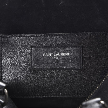 Saint Laurent Calfskin Studded Classic Baby Duffle Black 7 of 11