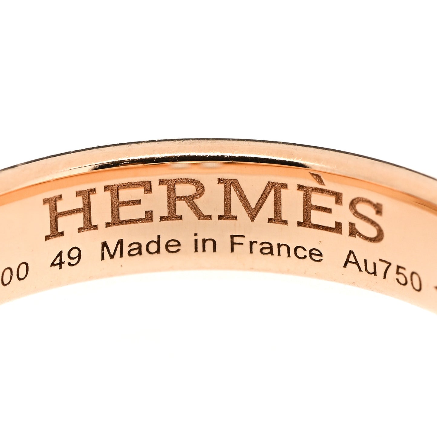 18K Rose Gold Diamond Ever Herakles Wedding Band Ring 49 4.75