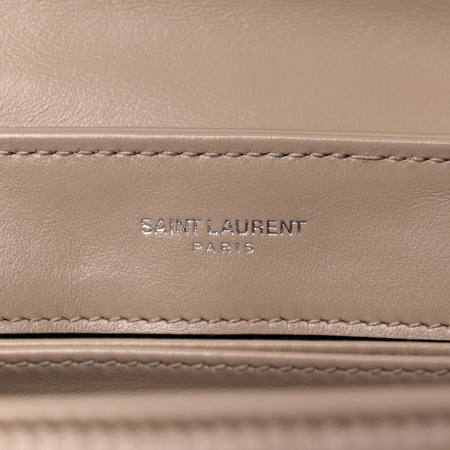 Calfskin Y Quilted Monogram Toy Loulou Crossbody Bag Latte