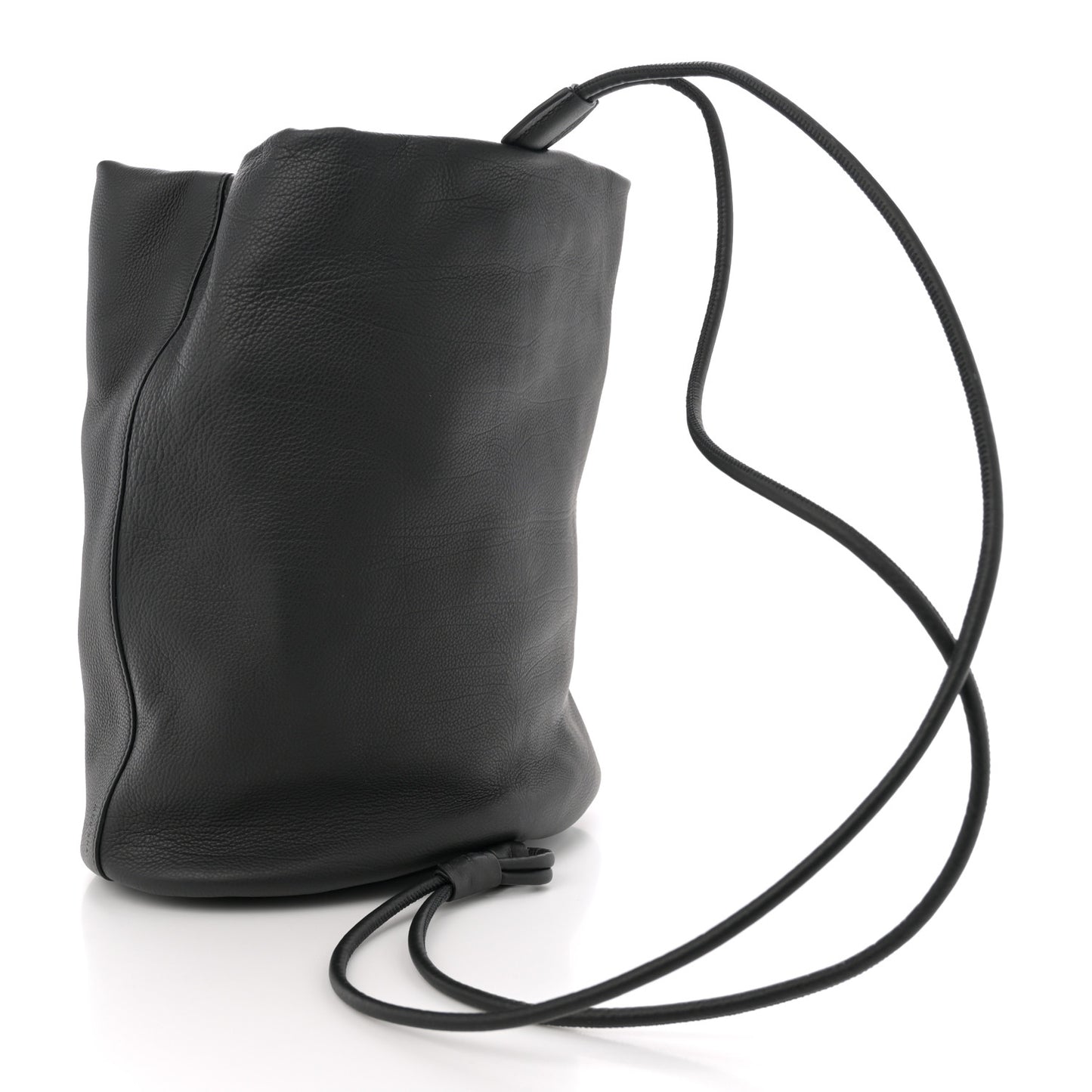 Grained Calfskin Joe Backpack Black