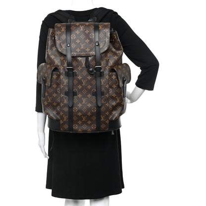 Louis Vuitton Monogram Macassar Christopher PM Backpack 2 of 16