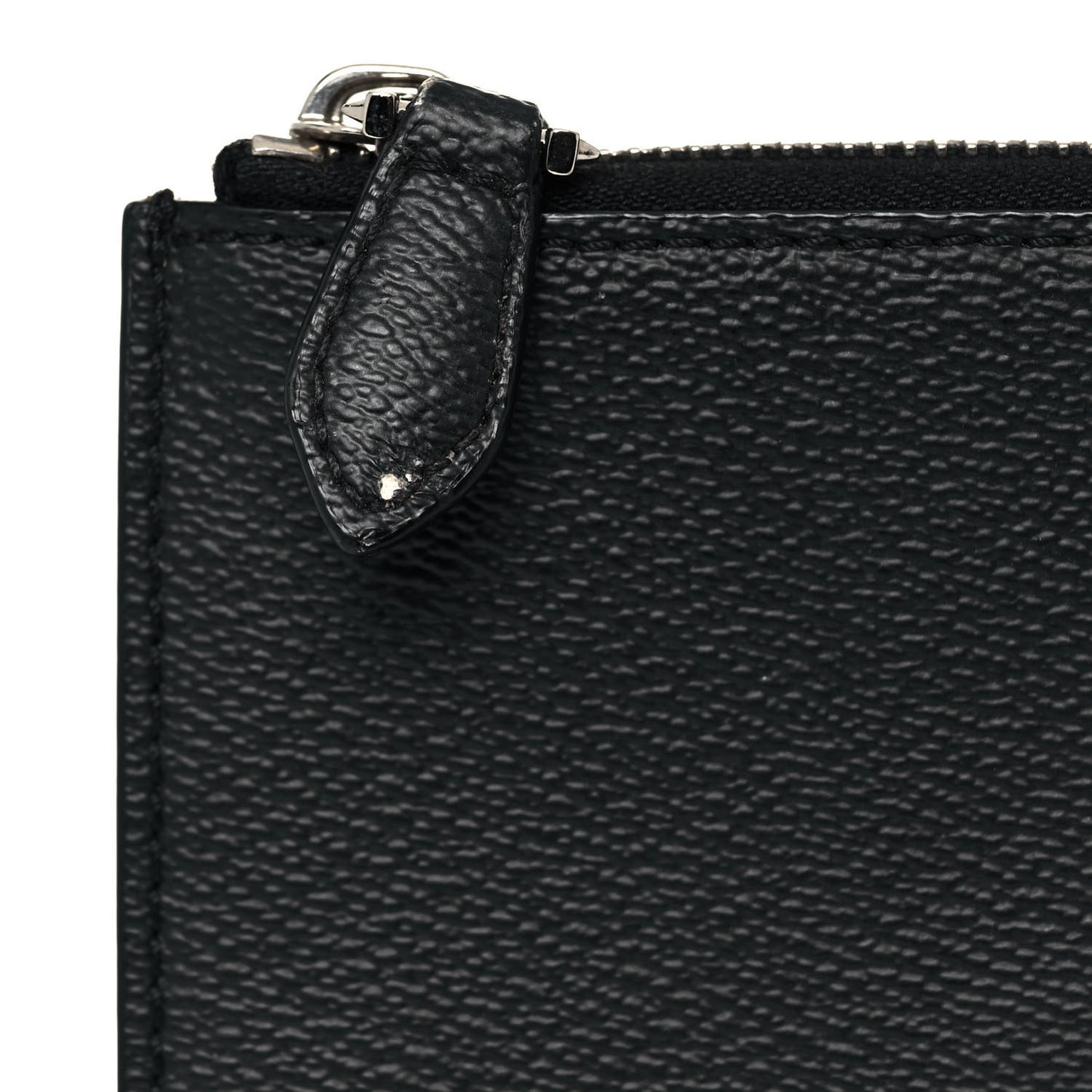 Coated Canvas Monkey Brother Print Large Zip Pouch Black