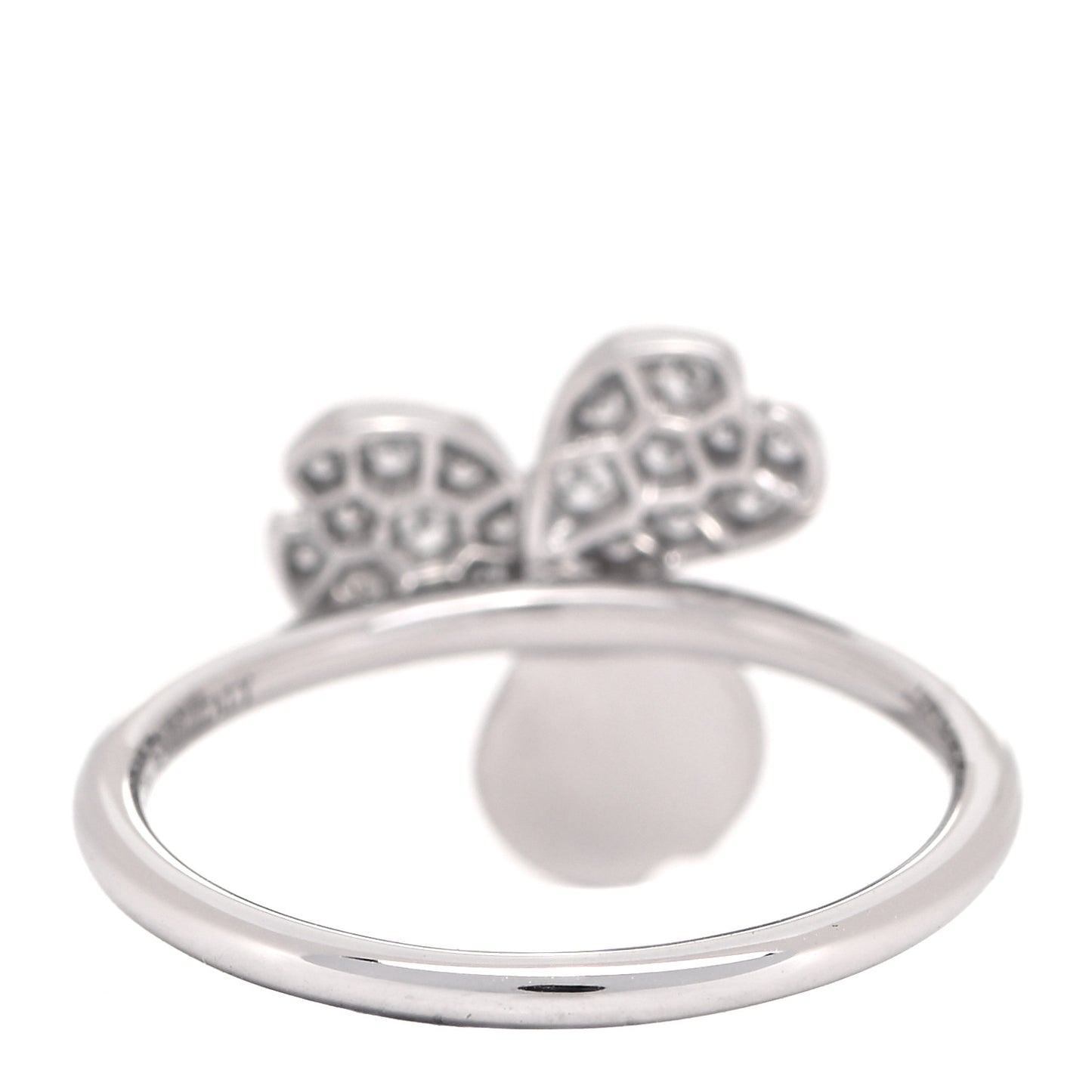 Platinum Diamond Paper Flowers Ring 52 6