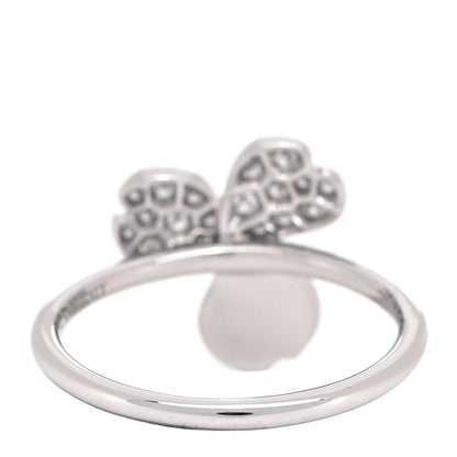 Tiffany Platinum Diamond Paper Flowers Ring 52 6 3 of 5