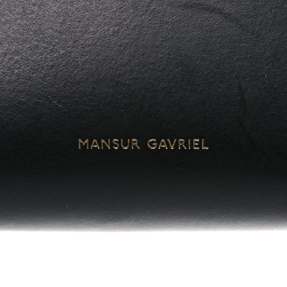 Mansur Gavriel Calfskin Mini Bucket Bag Black Ballerina 7 of 14