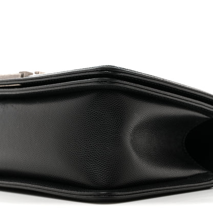 Chanel Caviar Quilted Medium Boy Flap Black 10 of 14
