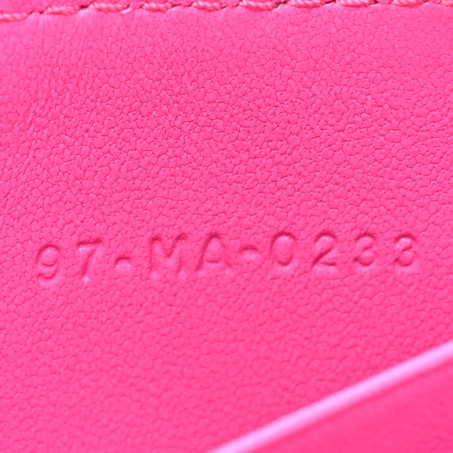 Christian Dior Lambskin Cannage Small Lady Dior Voyageur Coin Purse Fuchsia 11 of 13