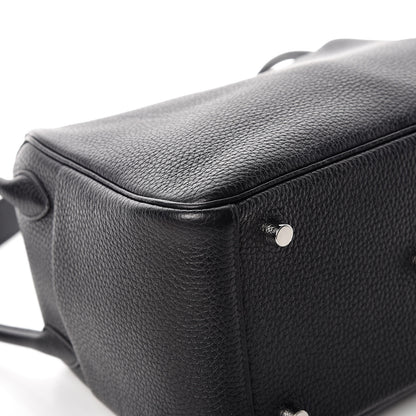 Hermes Taurillon Clemence Lindy 26 Black 8 of 12