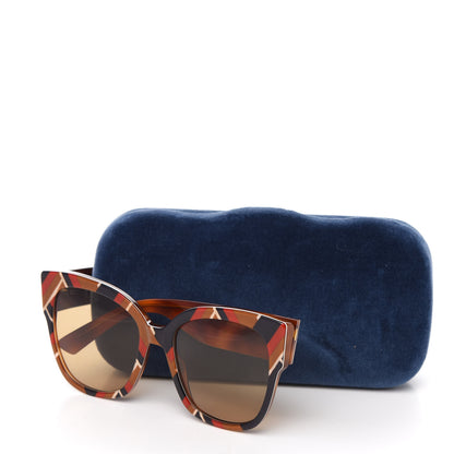 Gucci Acetate Square Frame Sunglasses GG0059S Multicolor 7 of 7