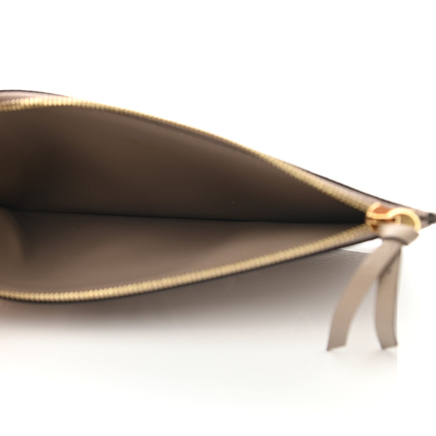 Empreinte Monogram Giant Pochette Felicie Zippered Insert Tourterelle Creme