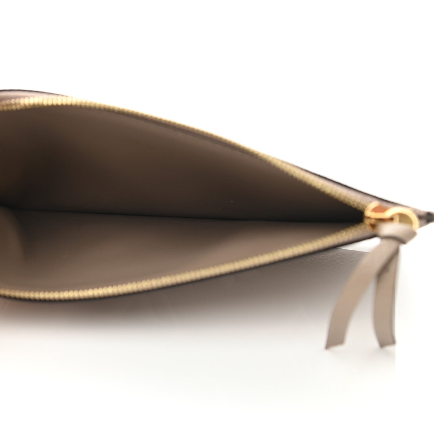 Louis Vuitton Empreinte Monogram Giant Pochette Felicie Zippered Insert Tourterelle Creme 5 of 6
