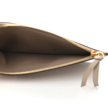 Louis Vuitton Empreinte Monogram Giant Pochette Felicie Zippered Insert Tourterelle Creme 5 of 6