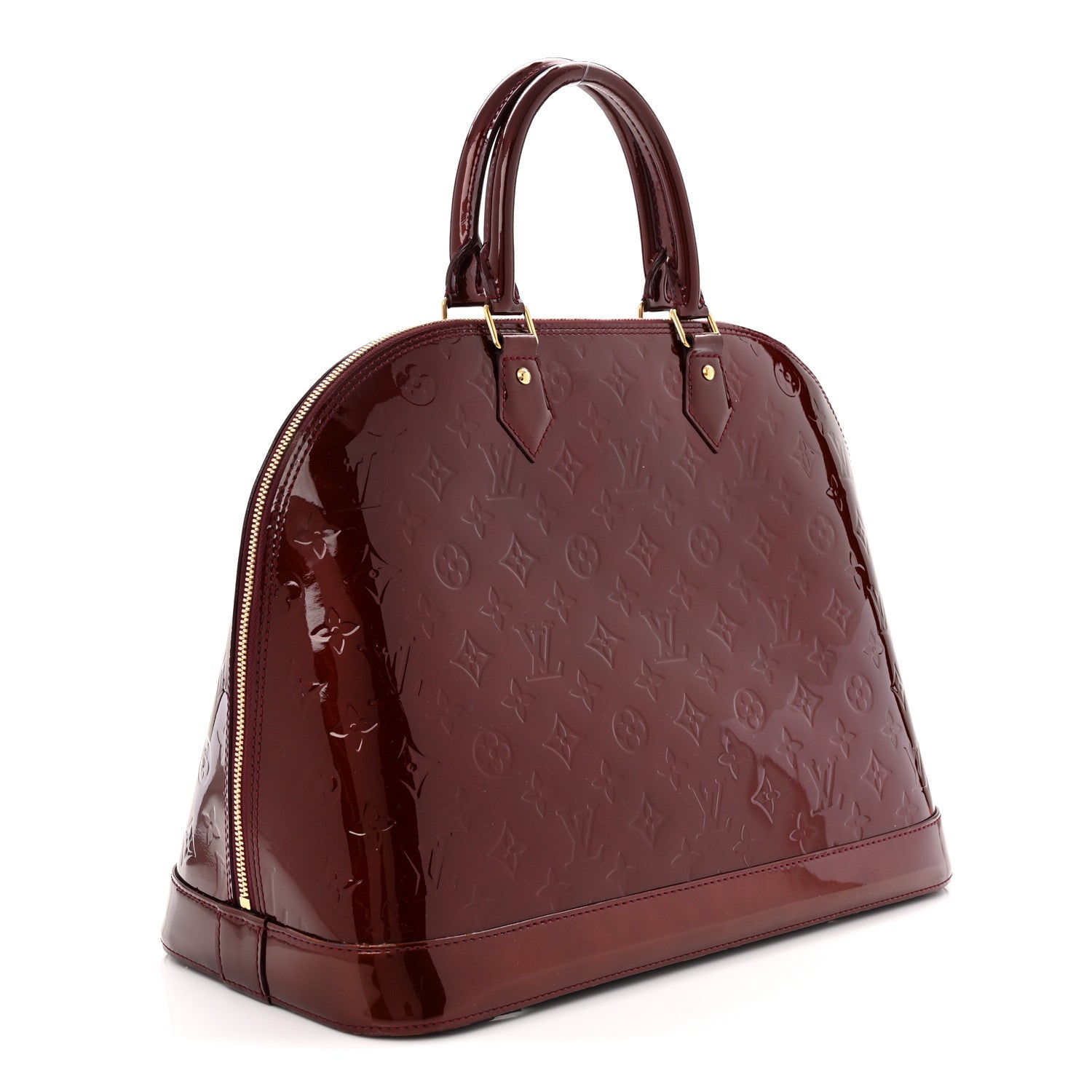 Louis Vuitton Vernis Alma MM Rouge Fauviste 3 of 10