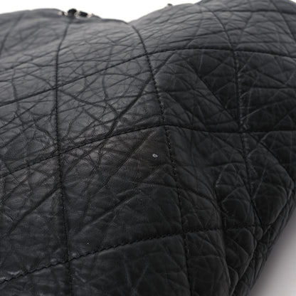 Chanel Aged Calfskin Large Reissue Drawstring Tote Black 11 of 11