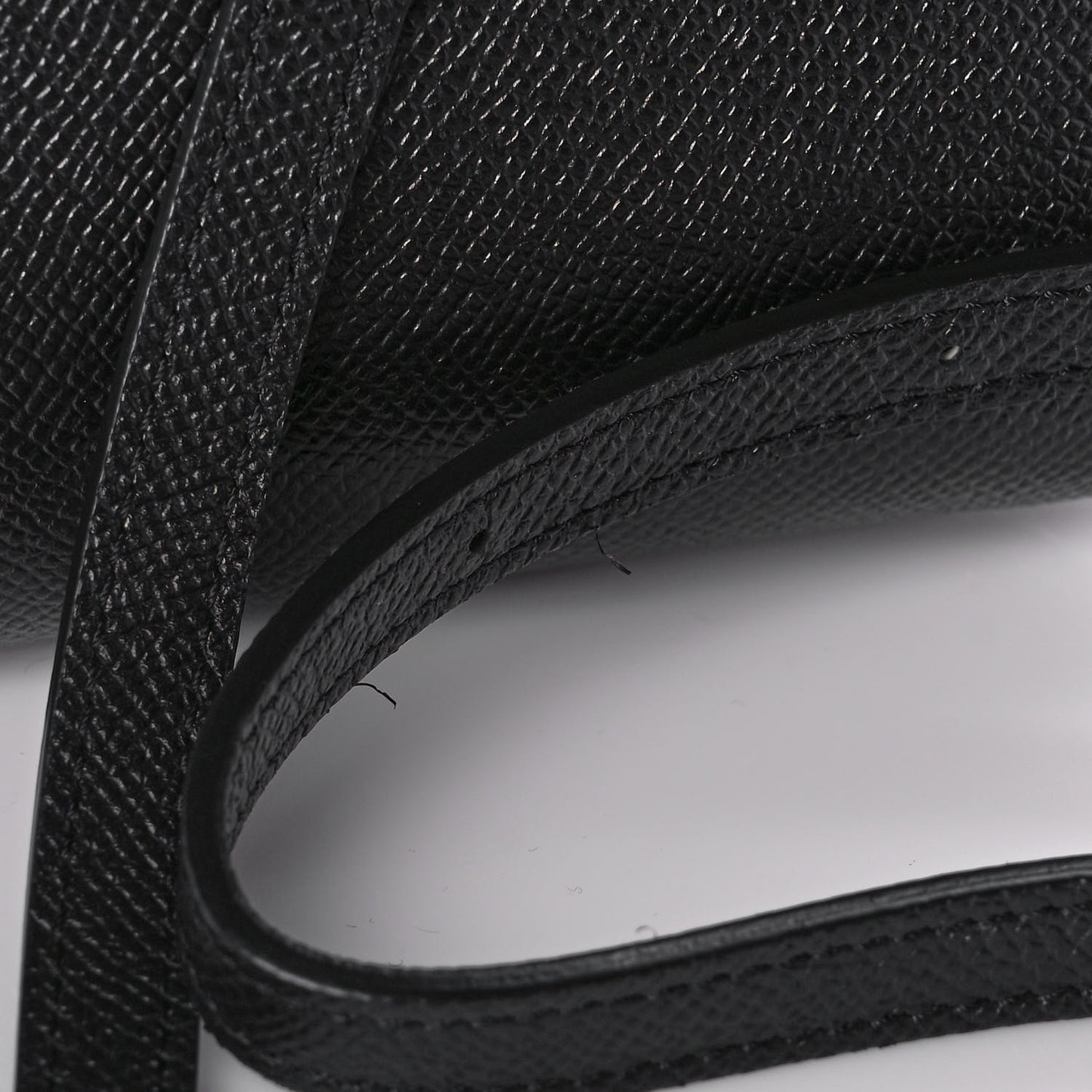 Grained Calfskin Pico Belt Bag Black