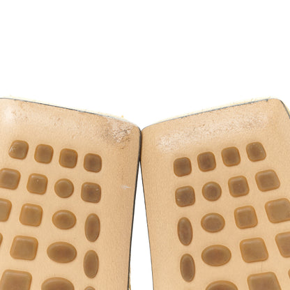 Bottega Veneta Crunch Calfskin Sharpei Pumps 36.5 Tapioca 13 of 16