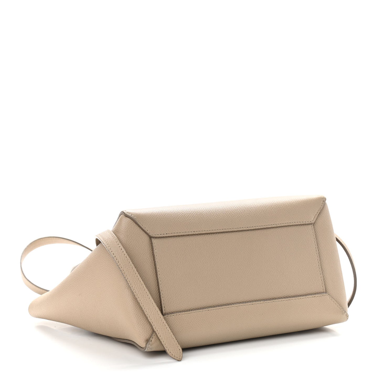Grained Calfskin Micro Belt Bag Light Taupe