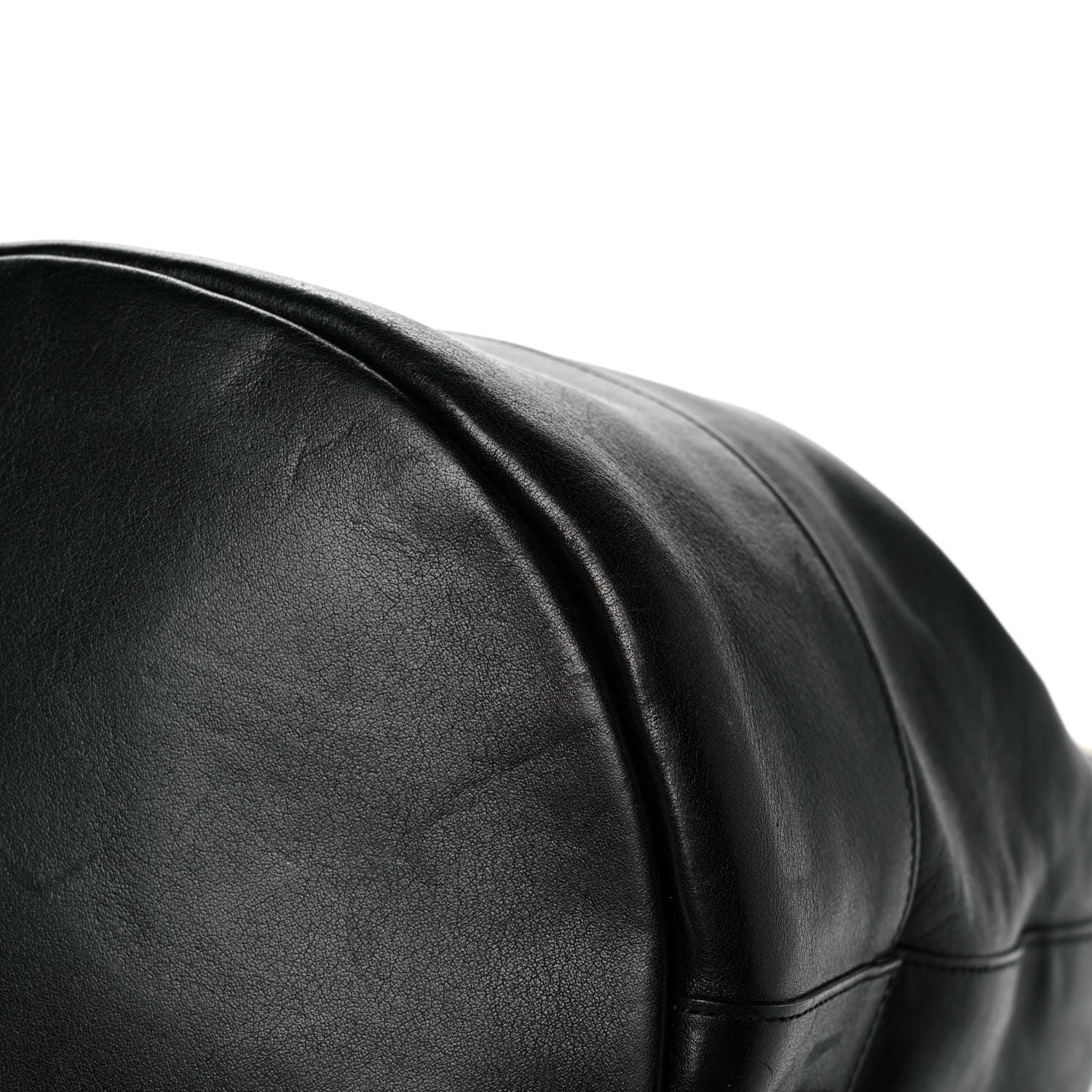 Saint Laurent Calfskin Medium Rider Bucket Bag Black 10 of 14