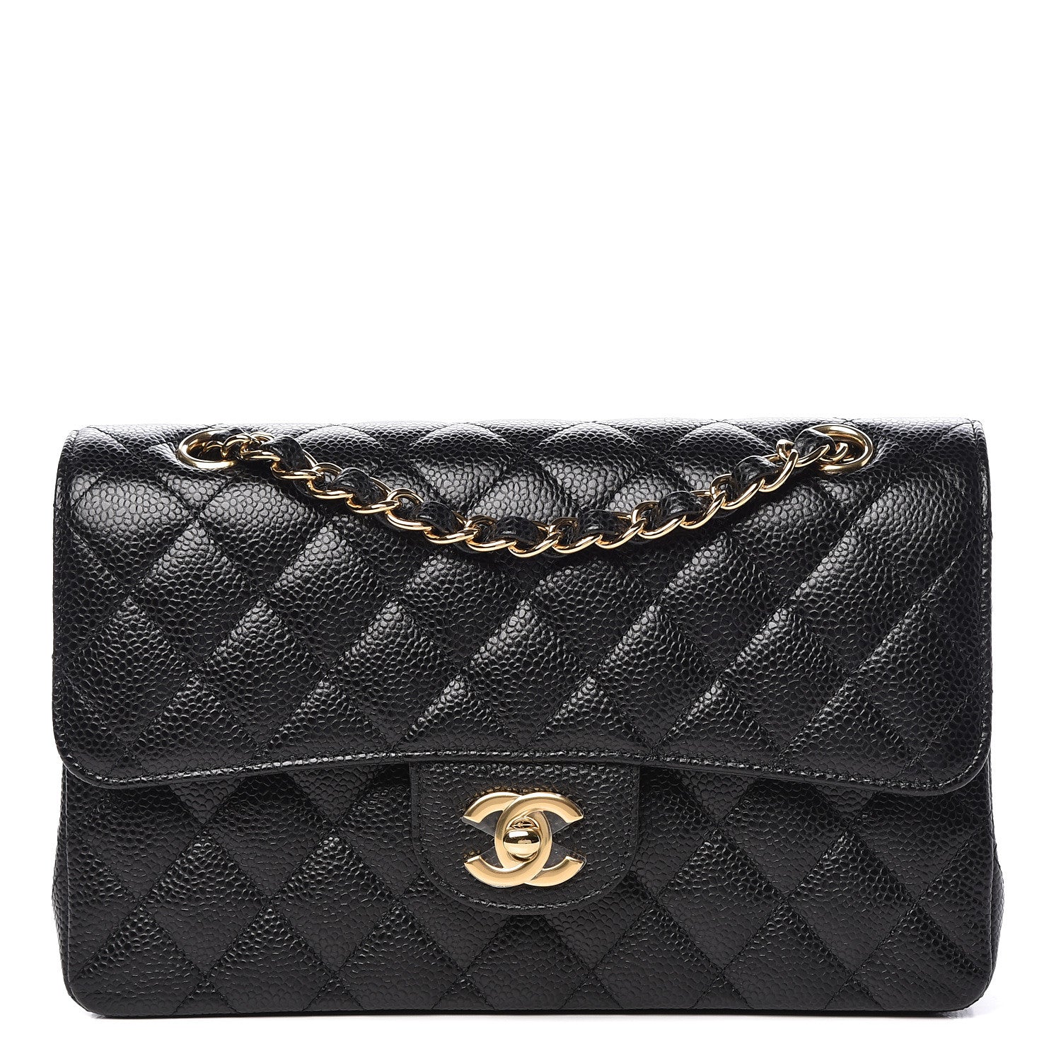 Chanel Caviar Quilted Small Double Flap Black 1 of 11