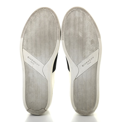 Givenchy Calfskin Band Logo Womens Urban Street Sneakers 39.5 White Black 5 of 17